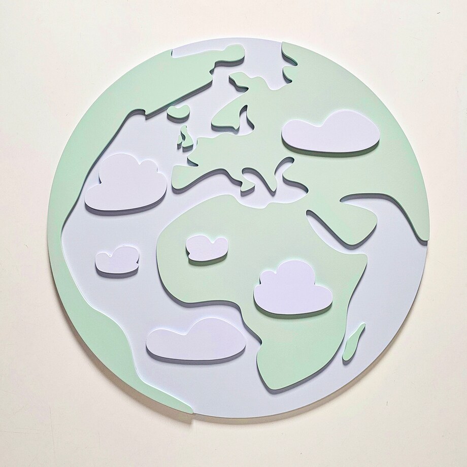 Dekoracja Ścienna Ziemia - Ozdoba do Pokoju Dziecięcego