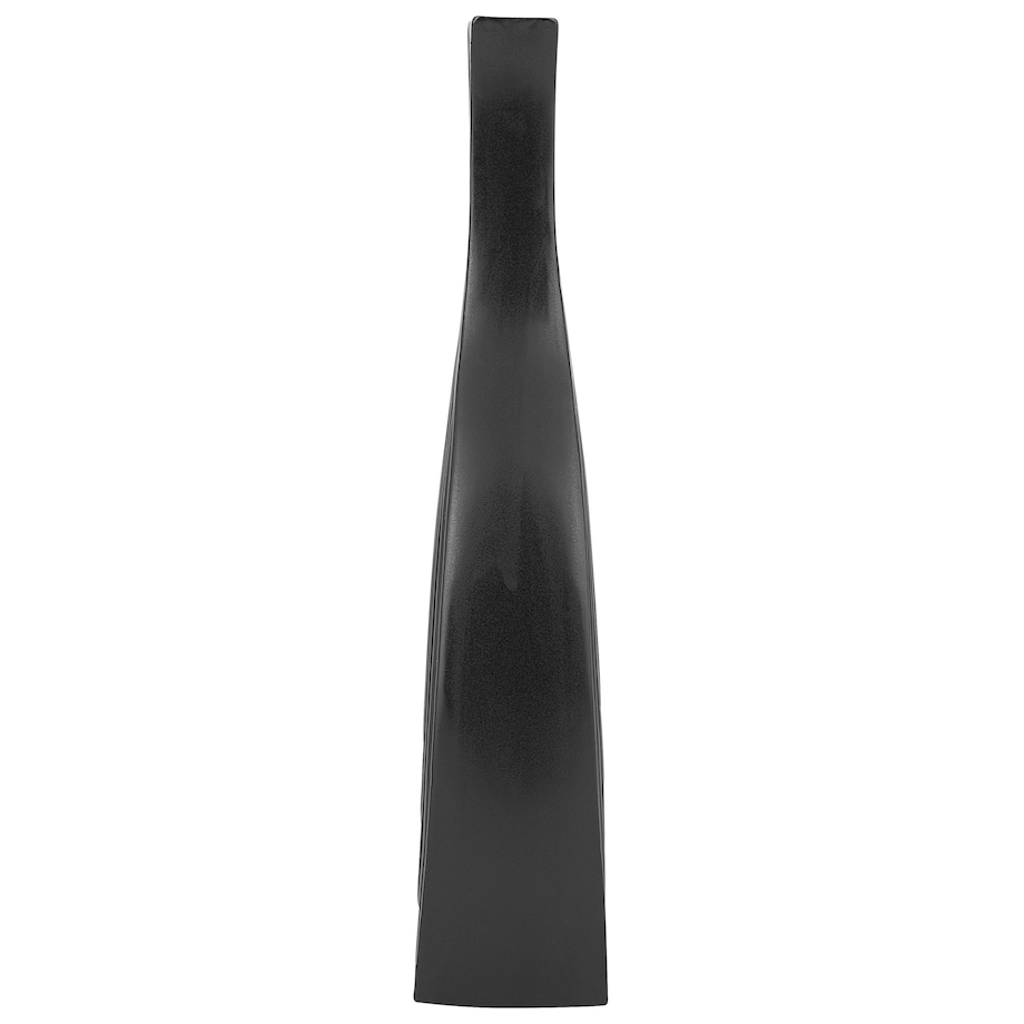 Wazon dekoracyjny THAPSUS Ceramika 39 cm Czarny