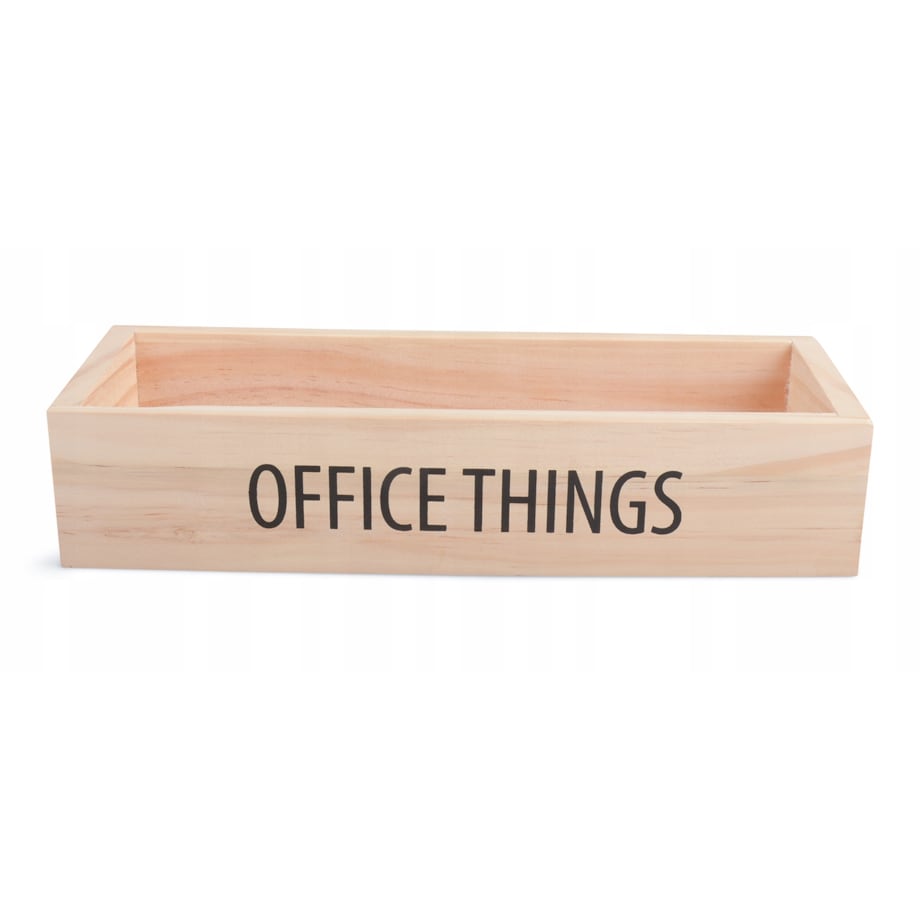 ORGANIZER biurowy drewniany OFFICE THINGS 25x8cm