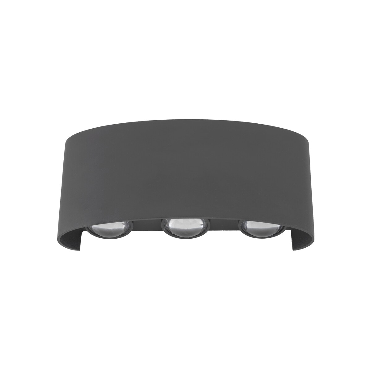 Kinkiet zewnętrzny LED 6W ARROW grafitowy IP54 TK Lighting 18085 natynkowa lampa ścienna 3000K 480 lm