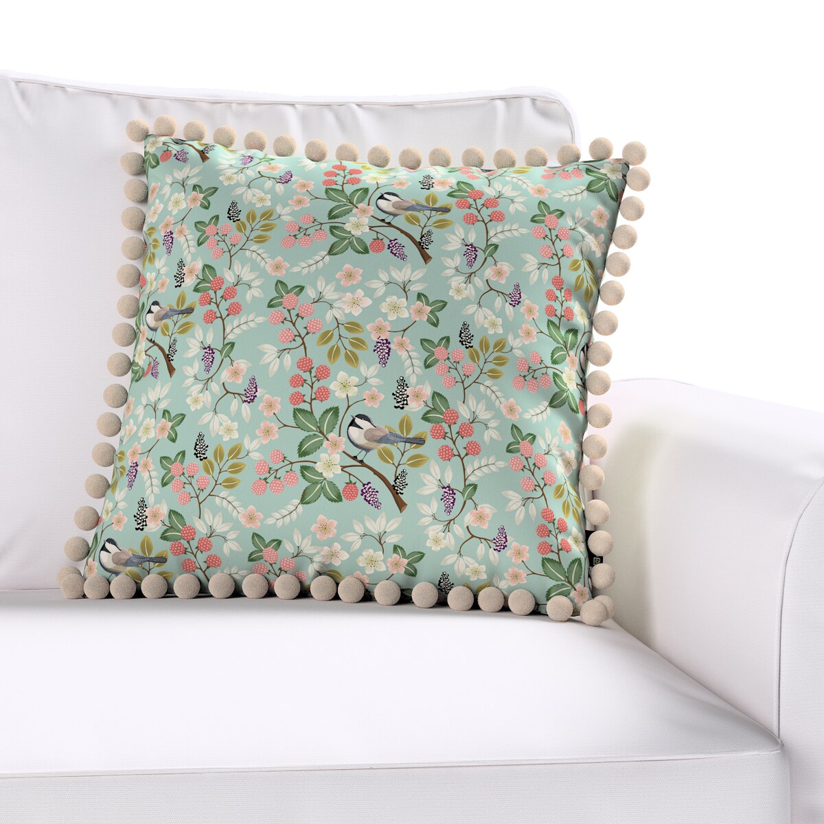 Poszewka Daisy 45x45 niebieski