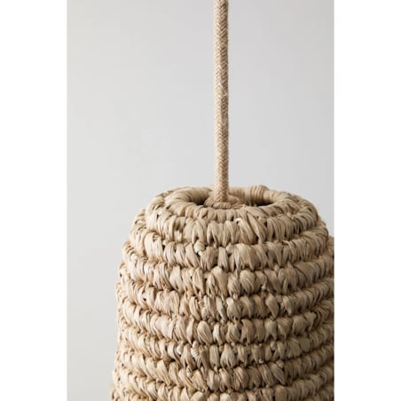 Lampa wisząca z sizalu, Jessica, Ø35 cm - ↑105 cm