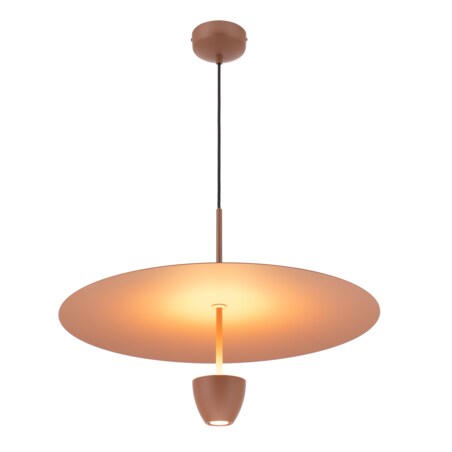 LAMPA WISZĄCA ALUMINIOWA ALTANORA CEGLASTY BRĄZ