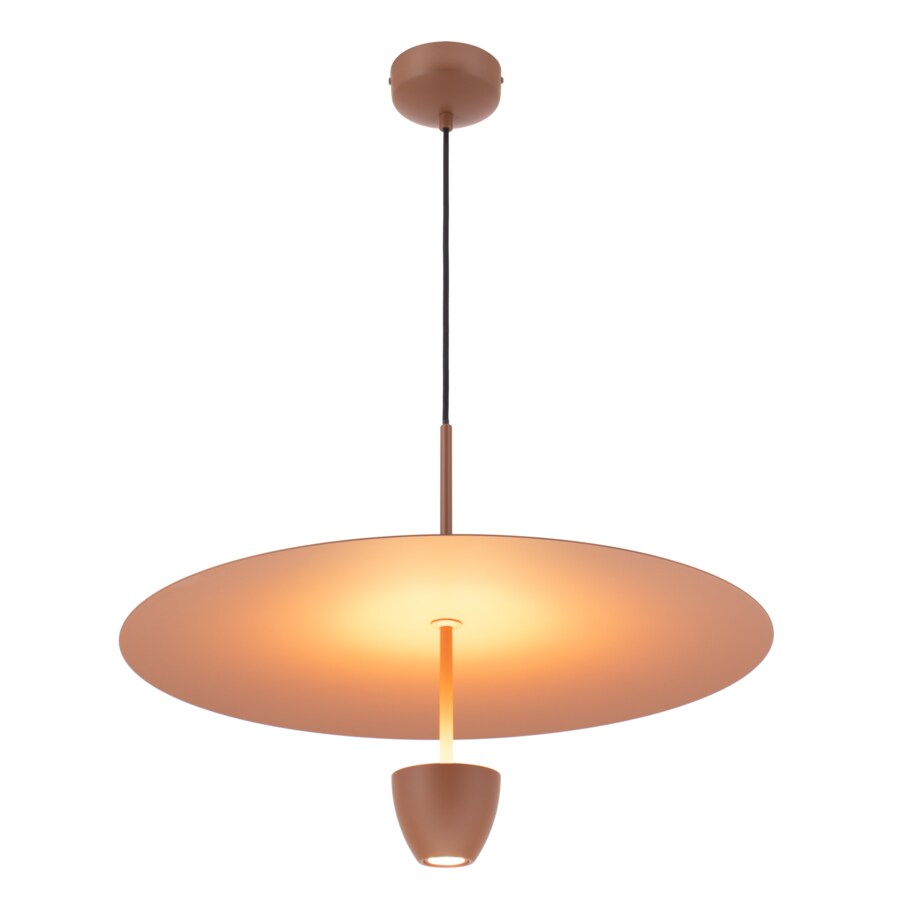 LAMPA WISZĄCA ALUMINIOWA ALTANORA CEGLASTY BRĄZ