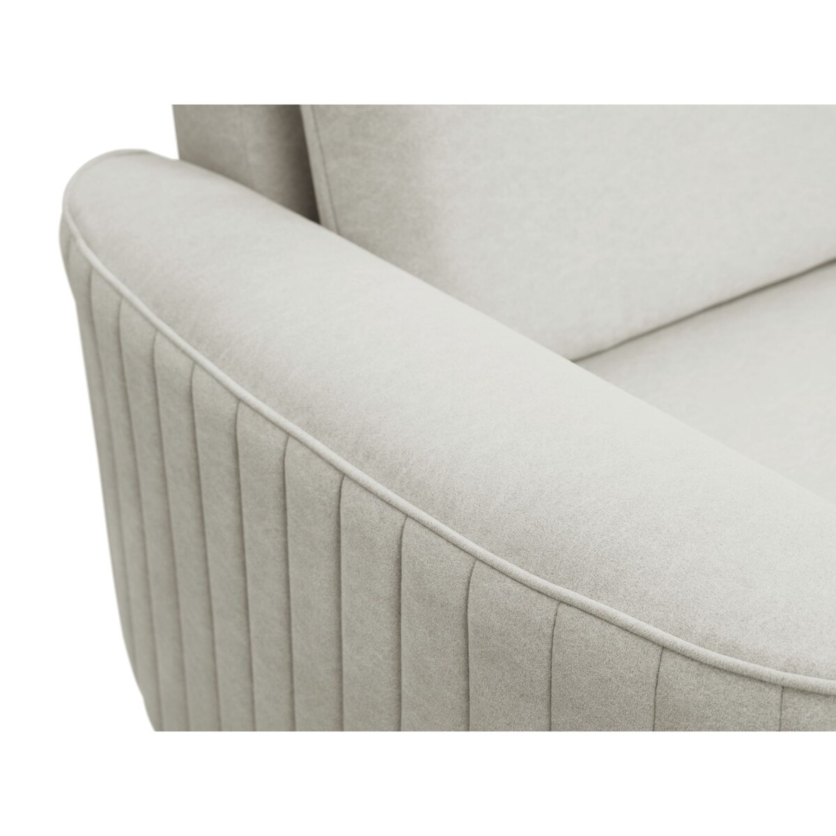 Narożnik z funkcją spania i pojemnikiem na pościel LOREN, jasny szary