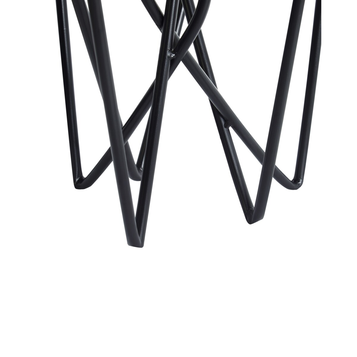 Świecznik MATOSINHOS Metal 54 cm Czarny