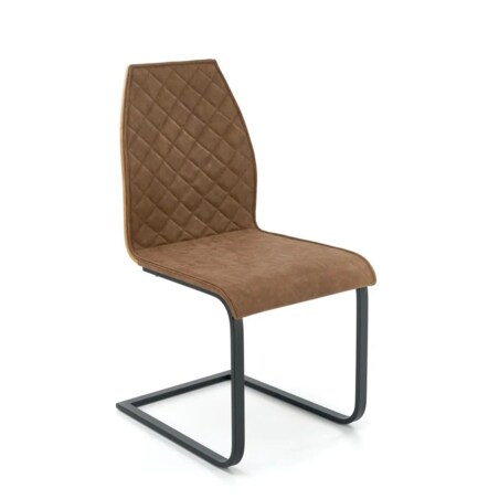 Krzesło tapicerowane K265 brązowe