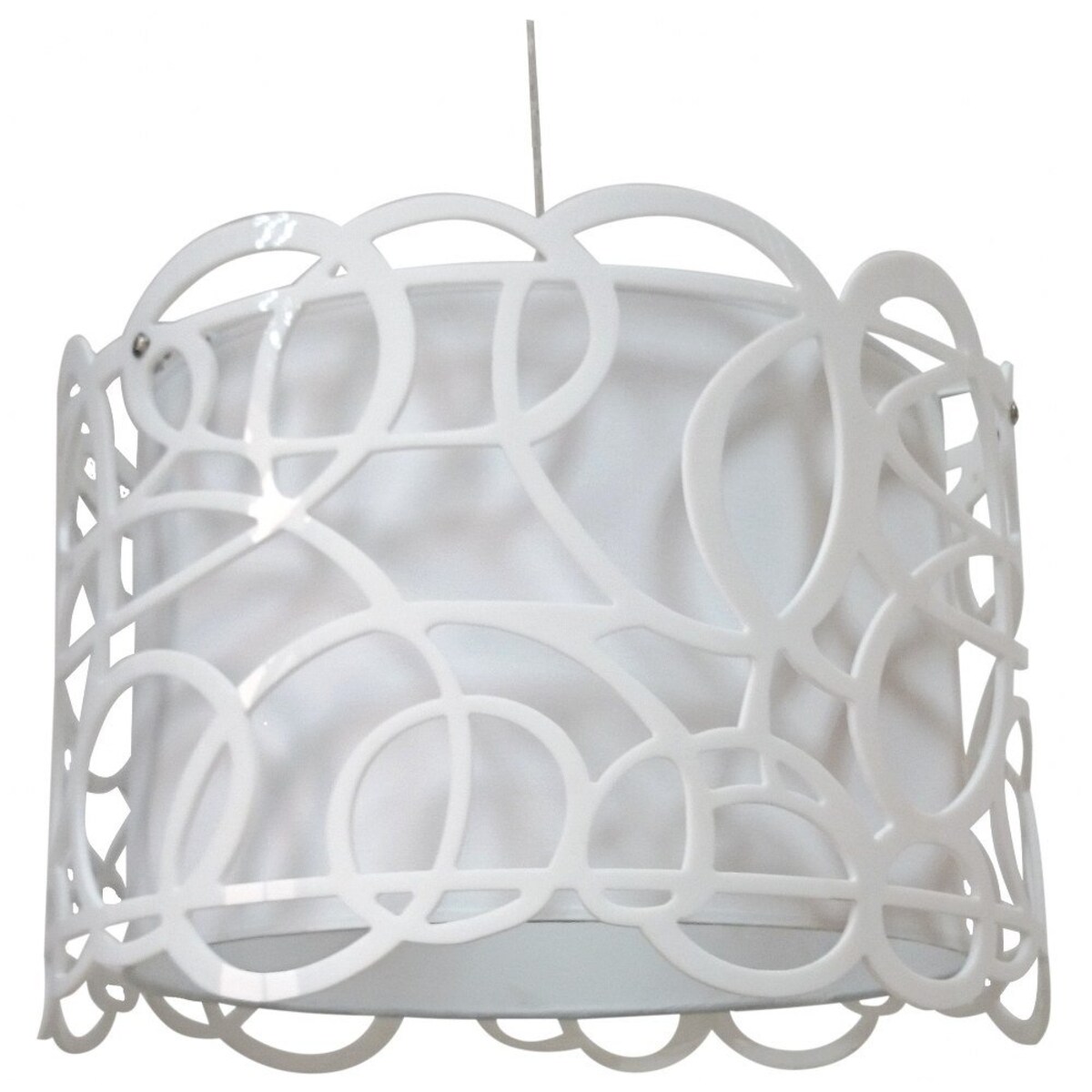 Lampa wisząca Candellux IMAGINE 35 31-21472 z podwójnym abażurem do salonu sypialni pokoju dziecięcego