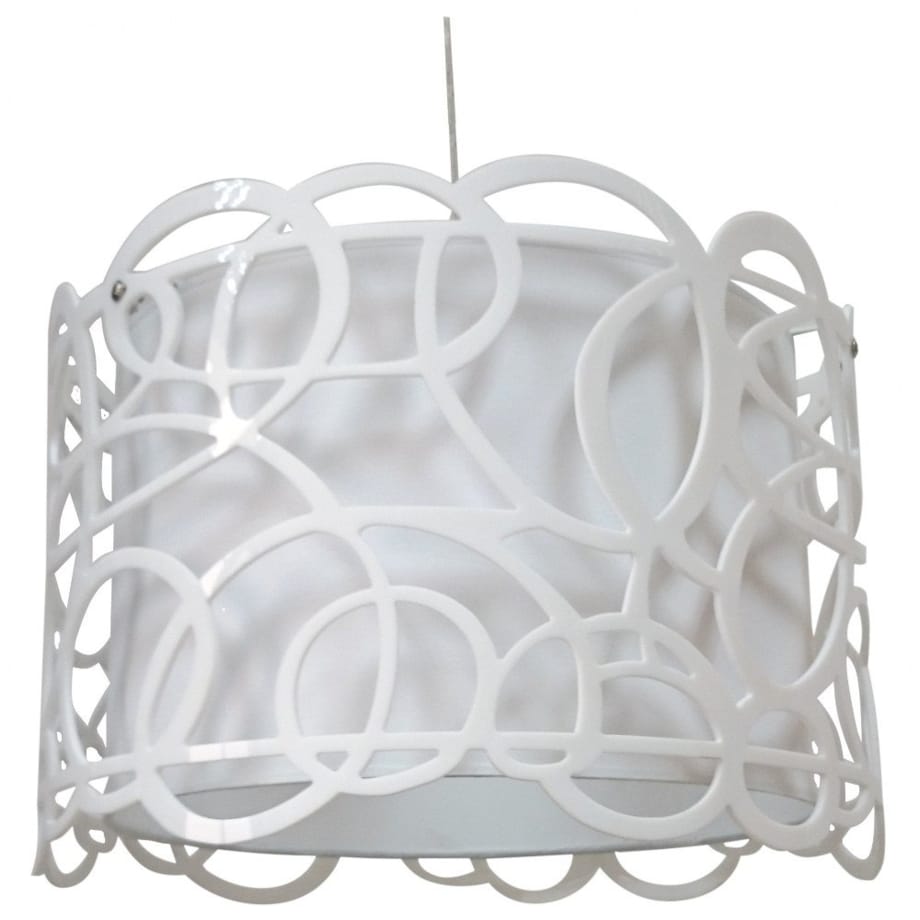 Lampa wisząca Candellux IMAGINE 35 31-21472 z podwójnym abażurem do salonu sypialni pokoju dziecięcego