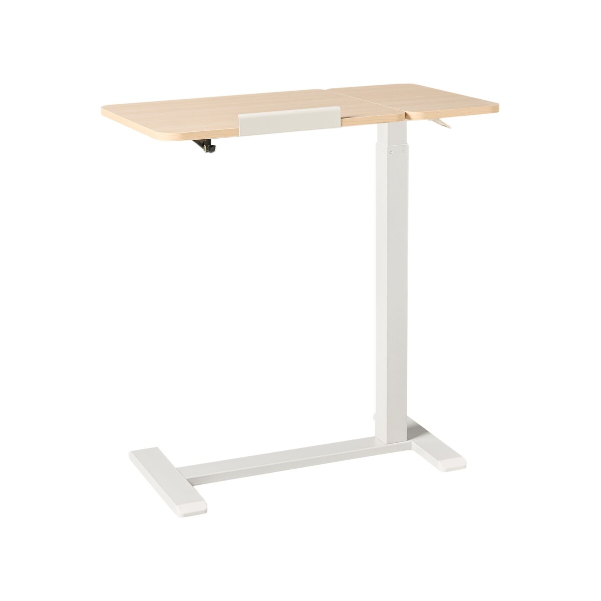 Regulowany stolik pod laptopa SCHOLA Jasny brąz/ biały 70 cm 40 cm