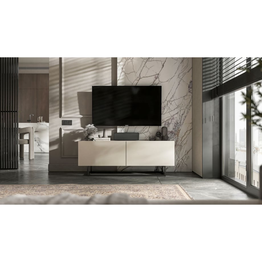 Szafka RTV Loft Industrialna Komoda RTV Kaszmir MAT 120 cm