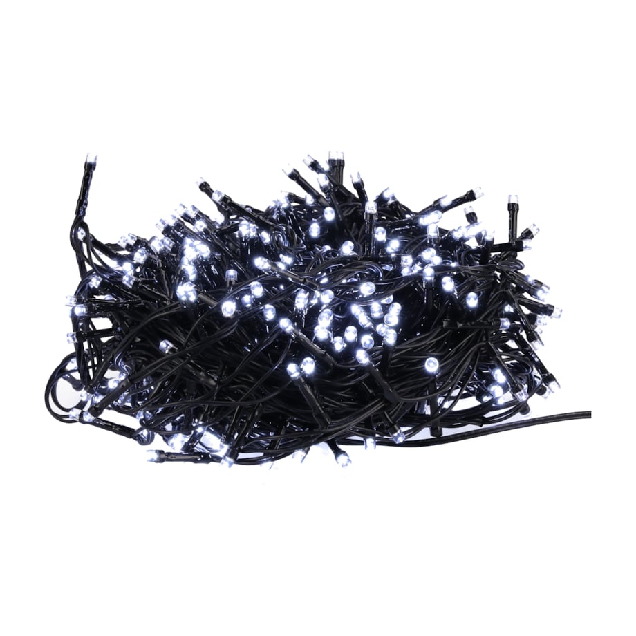 Lampki choinkowe zewnętrzne wewnętrzne 500 Led Zimny Biały Girlanda