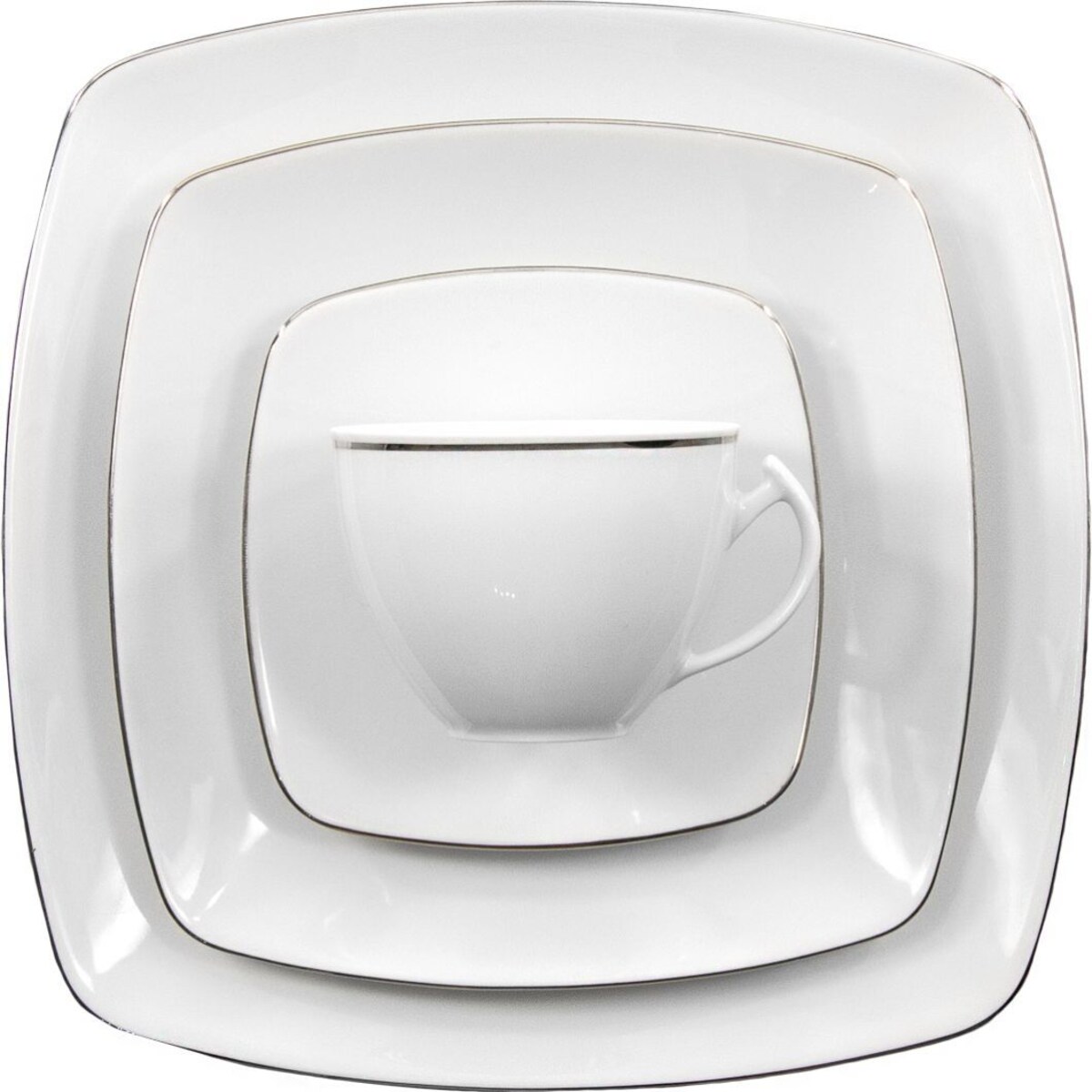 Garnitur do kawy dla 12 osób 27 el. Akcent Platynowa Linia 9718