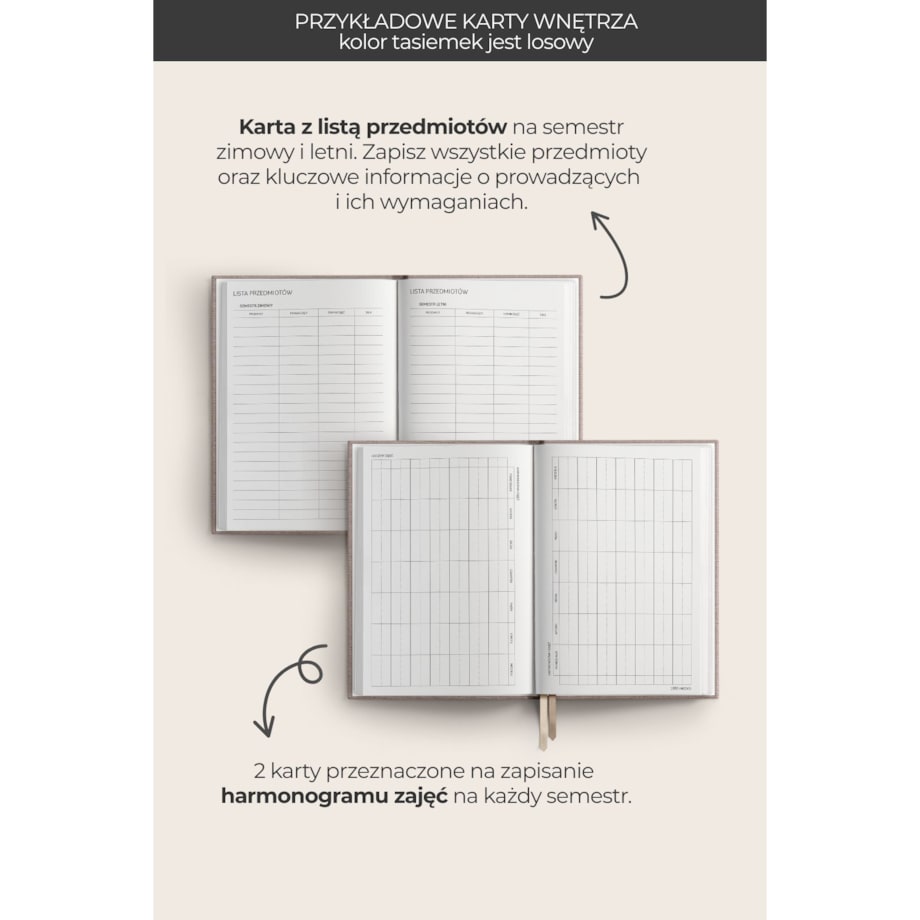 AKADEMICKI PLANNER KSIĄŻKOWY 2025/2026. Bouquet of Flowers