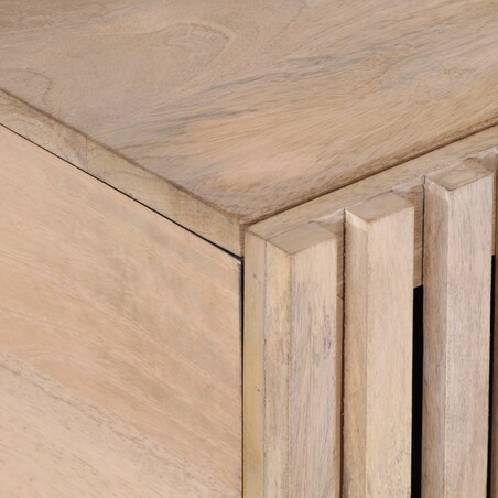 vidaXL Stolik kawowy, biały, 80x51x40 cm, lite drewno mango