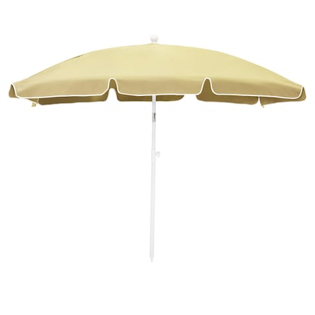 Parasol OGRODOWY plażowy UCHYLNY mocny średnica 200 cm łamany z uchwytem