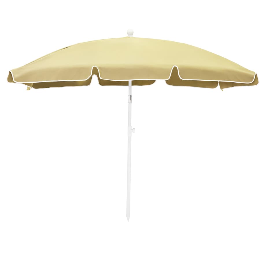Parasol OGRODOWY plażowy UCHYLNY mocny średnica 200 cm łamany z uchwytem