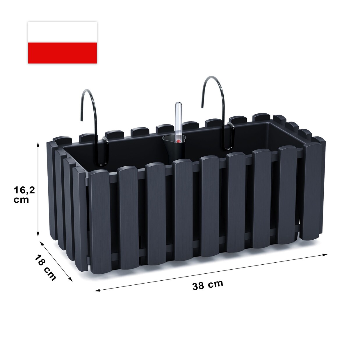 Skrzynka Balkonowa Donica Doniczka Balkon Wisząca Skrzynka Balkonowa