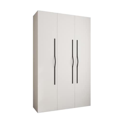 Szafa trzydrzwiowa Como 2 150 gł.40 biały+czarny