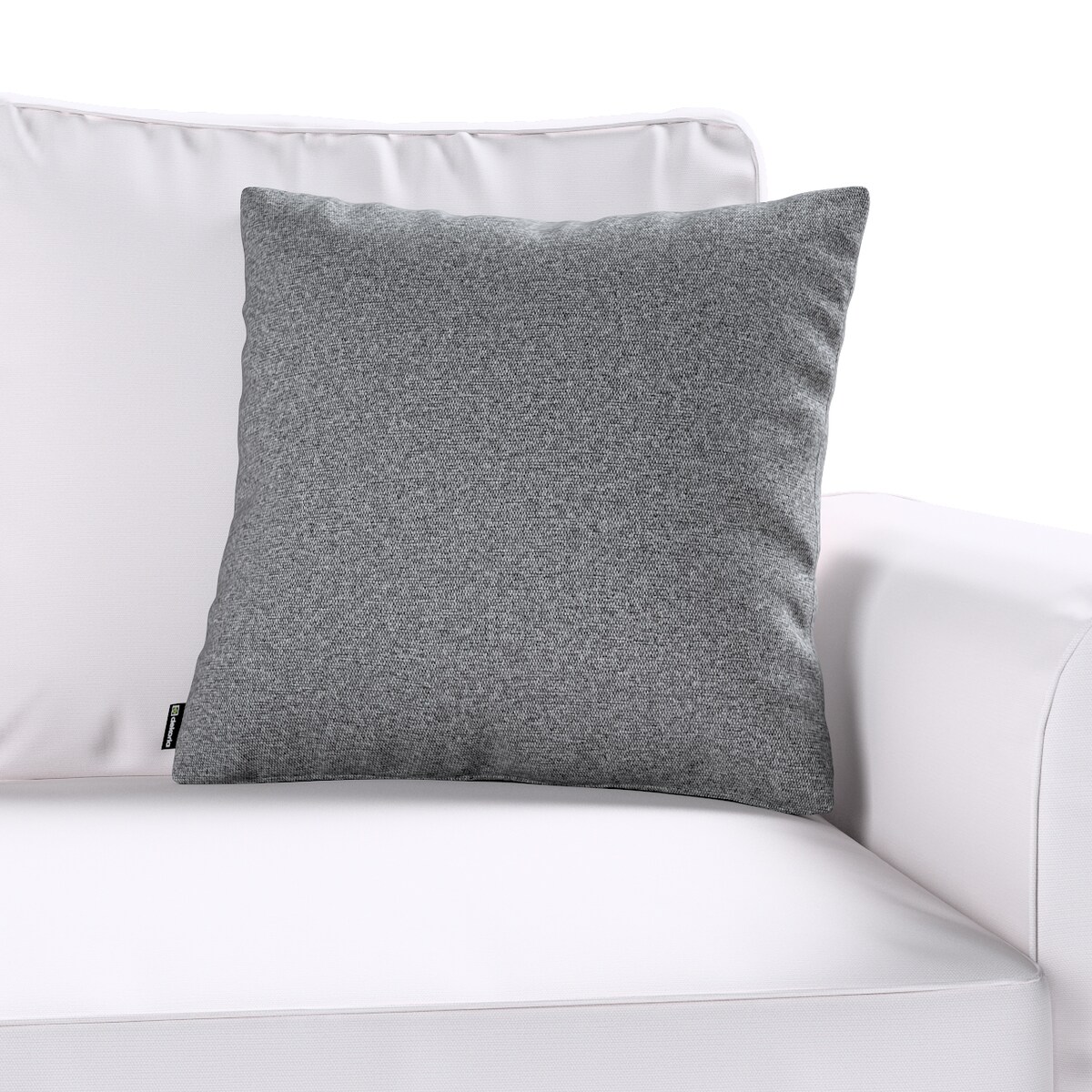 Poszewka Kinga na poduszkę 43x43 ciemno szary melanż