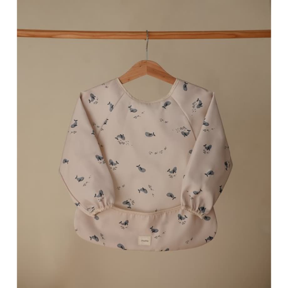 Mushie Śliniak z Rękawami Whales