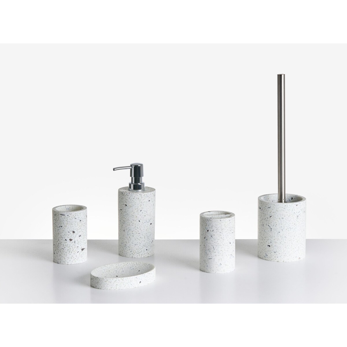 Zestaw akcesoriów łazienkowych 5 elementów PERENE Lastryko