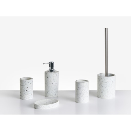 Zestaw akcesoriów łazienkowych 5 elementów PERENE Lastryko