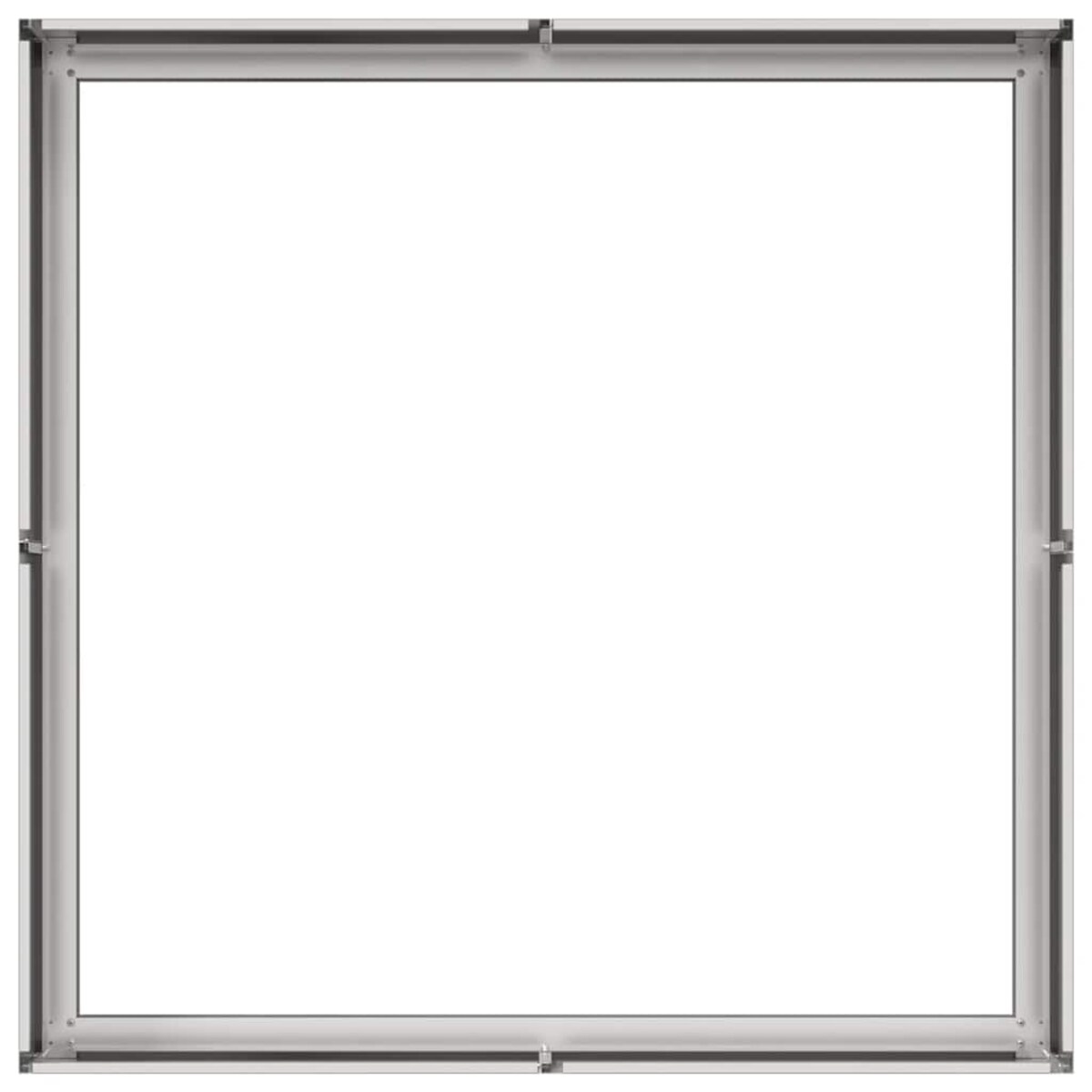 vidaXL Doniczka 100x100x30 cm Stal nierdzewna
