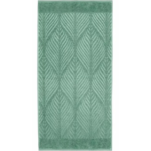 Kleine Wolke Leaf Wegański Ręcznik kapielowy zielony 70x140 cm ECO LIVING