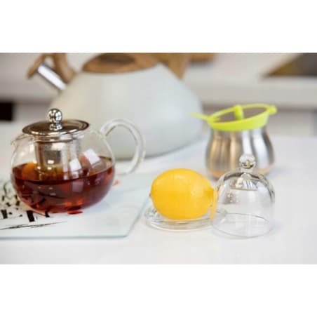 POJEMNIK SZKLANY NA CYTRYNĘ żywność z kloszem