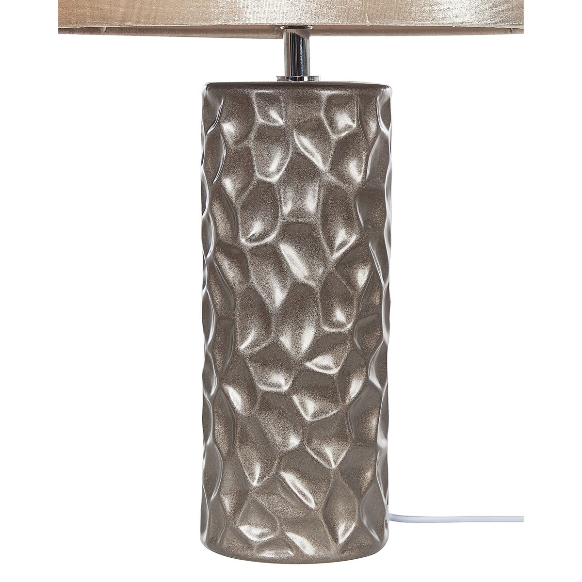 Lampa stołowa ceramiczna złota SANKURU