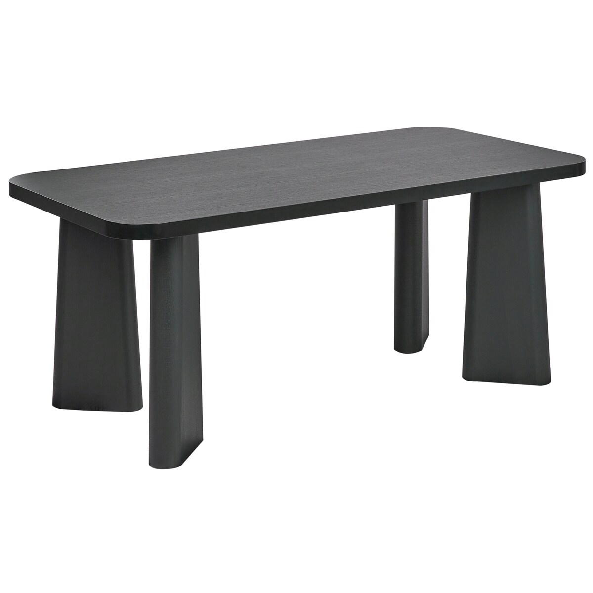 Stół do jadalni ATLIN Czarny 180 cm 90 cm