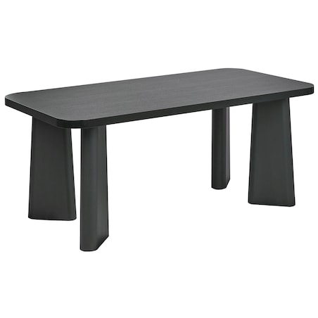 Stół do jadalni ATLIN Czarny 180 cm 90 cm