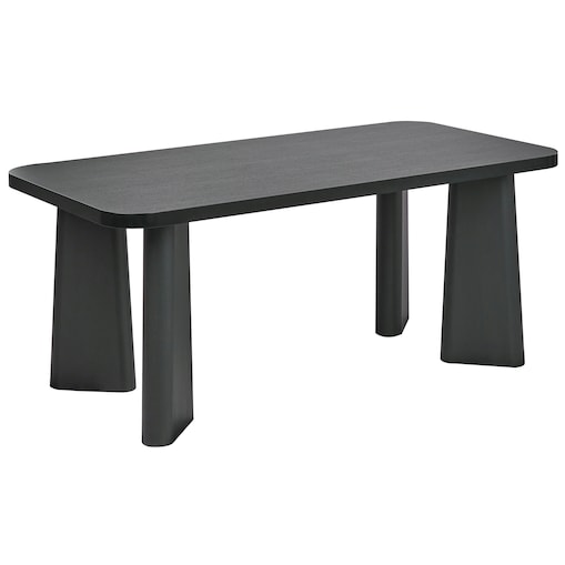 Stół do jadalni ATLIN Czarny 180 cm 90 cm