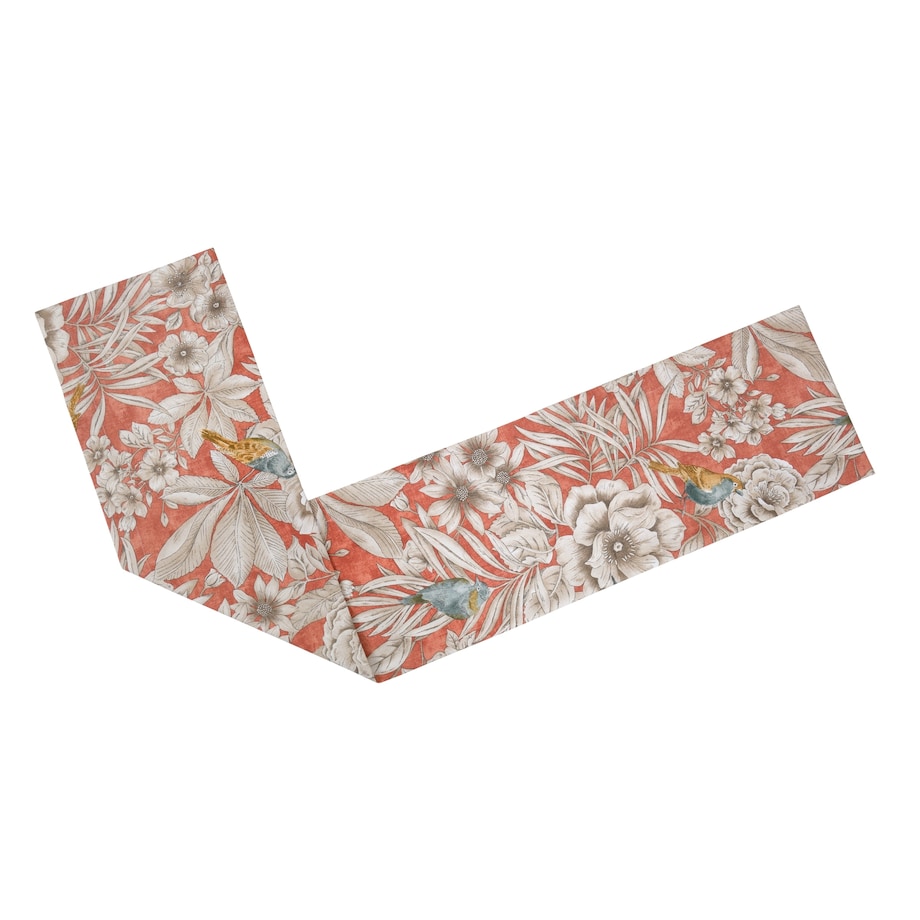 Bieżnik z motywem liści i ptaków Topaz – 50 × 220 cm