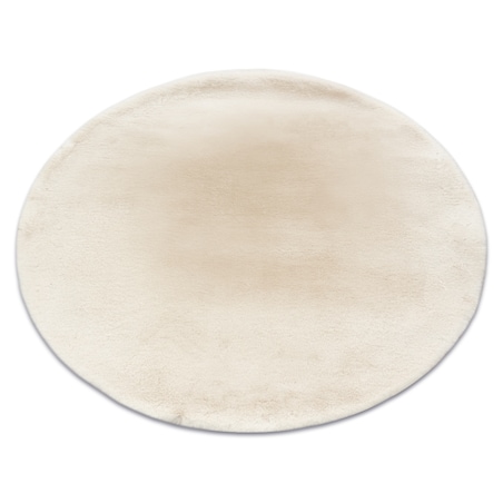 Dywan BUNNY koło kość słoniowa IMITACJA koło 120 cm