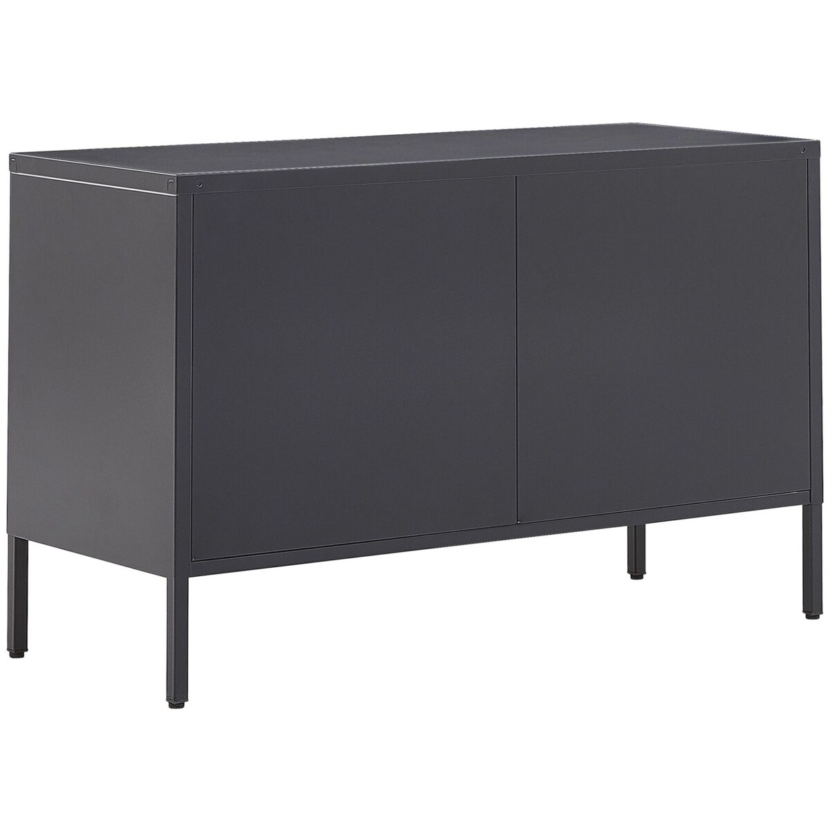 Szafka dwudrzwiowa metalowa czarna URIA