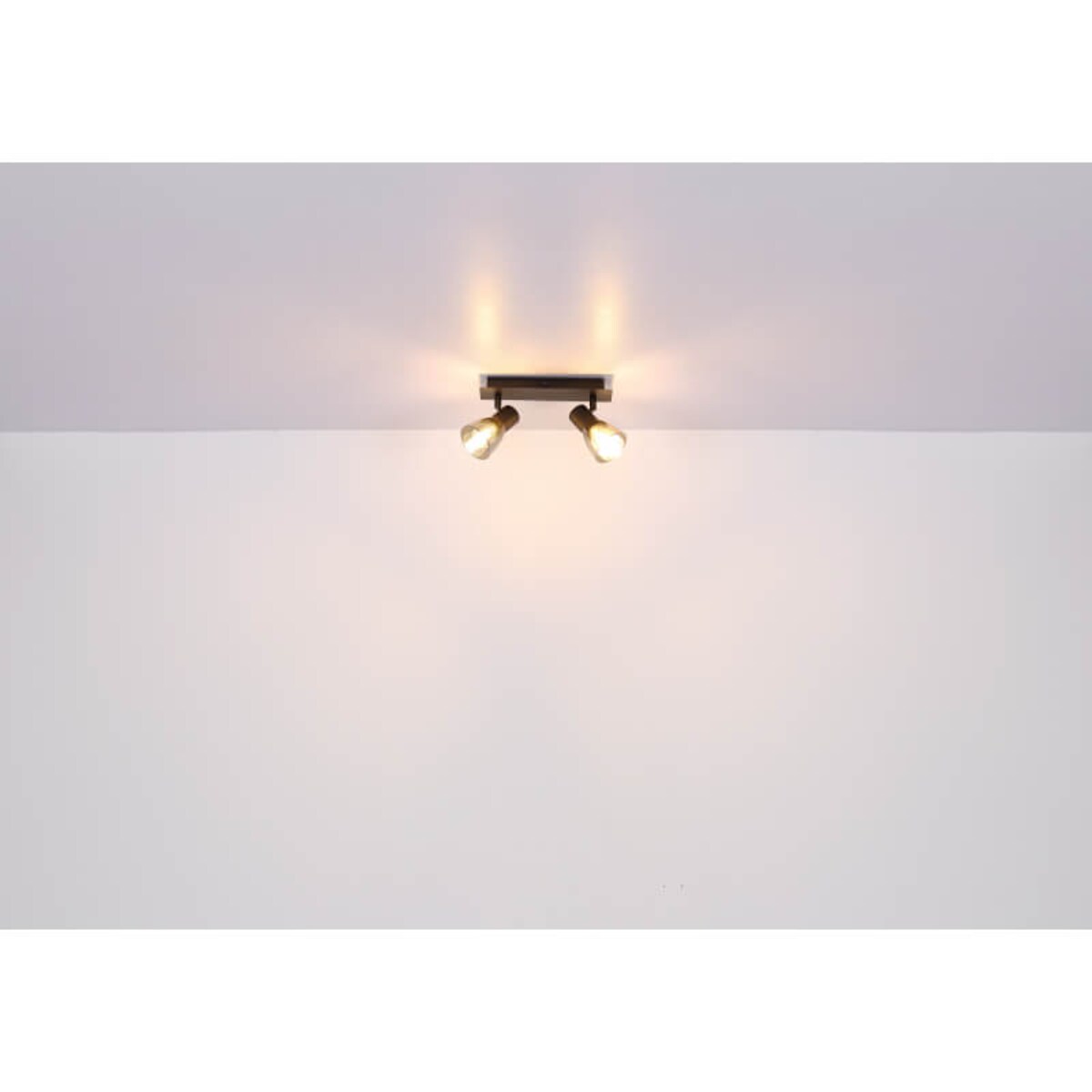 Sufitowa lampa ruchoma Claude 54307-2 czarna przydymiona