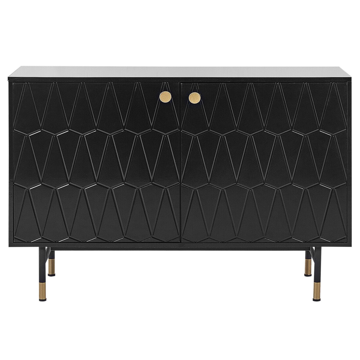 Szafka dwudrzwiowa czarna ADANTE