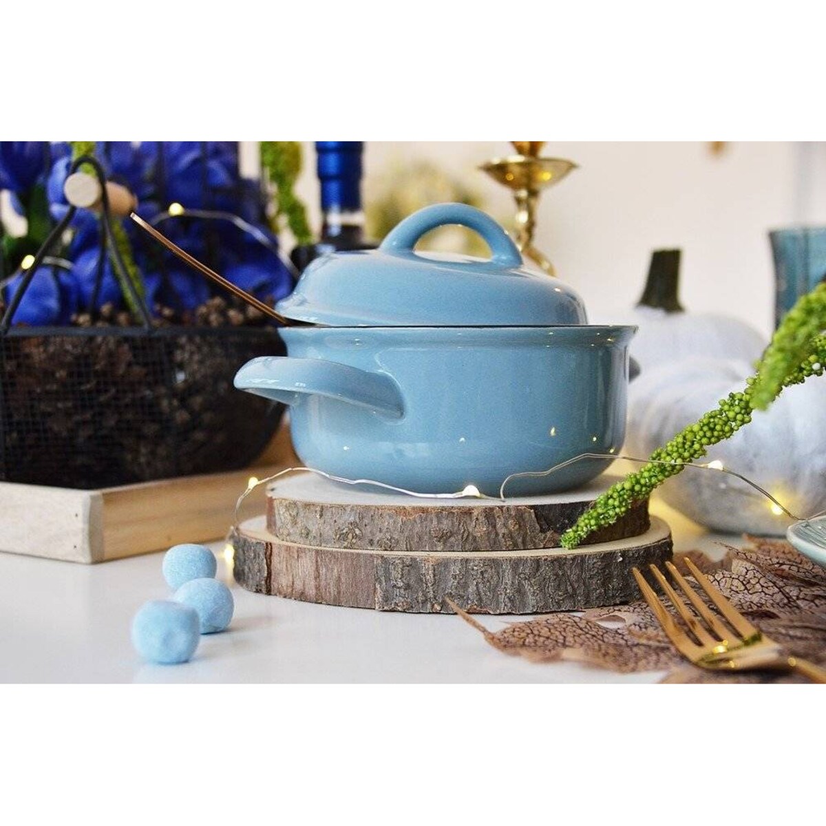 Drewniane podkładki pod talerze NATURAL, zestaw 4 sztuk