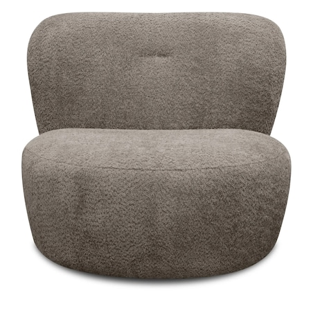 Fotel obrotowy 80x90x70 cm MARILIN - II brązowy