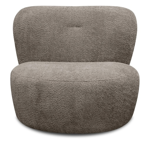 Fotel obrotowy 80x90x70 cm MARILIN - II brązowy