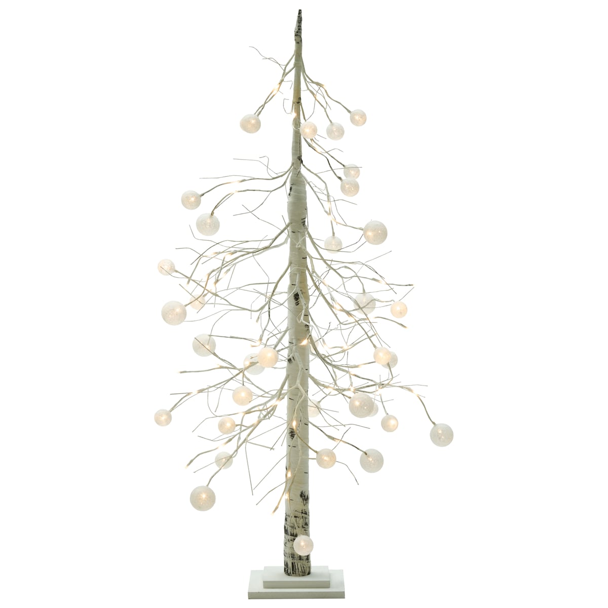Dekoracja ogrodowa LED HOLAR 122 cm Choinka Biały