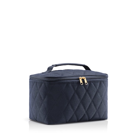 Kosmetyczka COSMETIC CASE, rhombus midnight gold