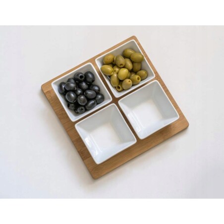 MISECZKI DO DIP sosów przekąsek NA DESCE 4 szt białe na prezent mamy kobiet