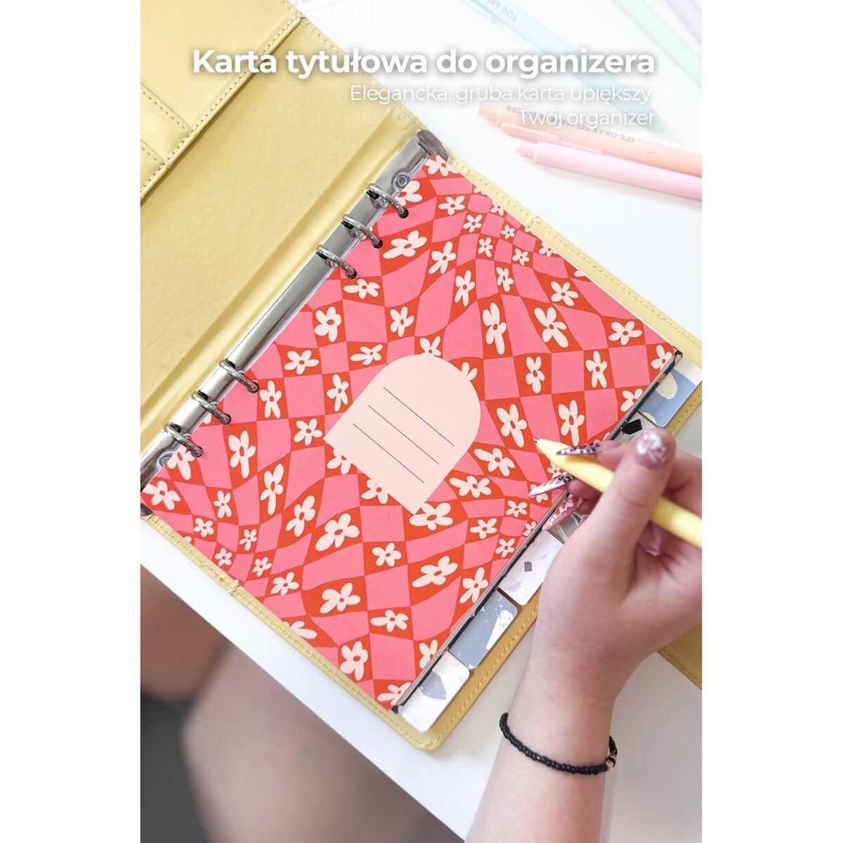 Strona tytułowa do segregatora – MAGIC FLOWER