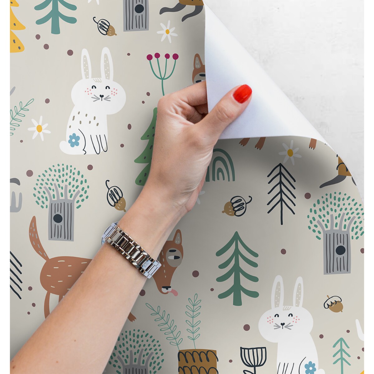 Tapeta Leśni przyjaciele, 416x254cm