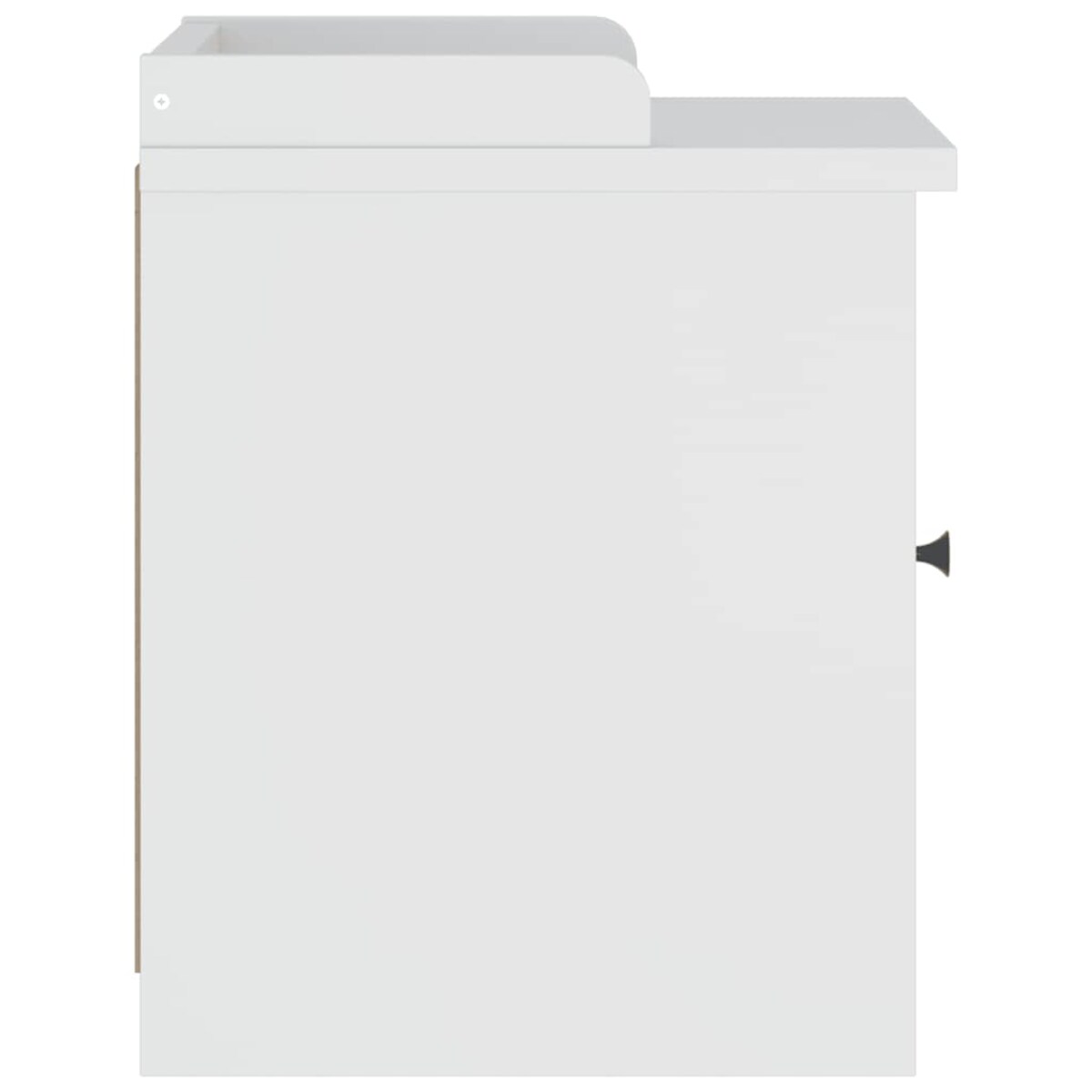 vidaXL Ławka do przedpokoju "SANDNES" 45x40x50 cm Drewno lite sosnowe