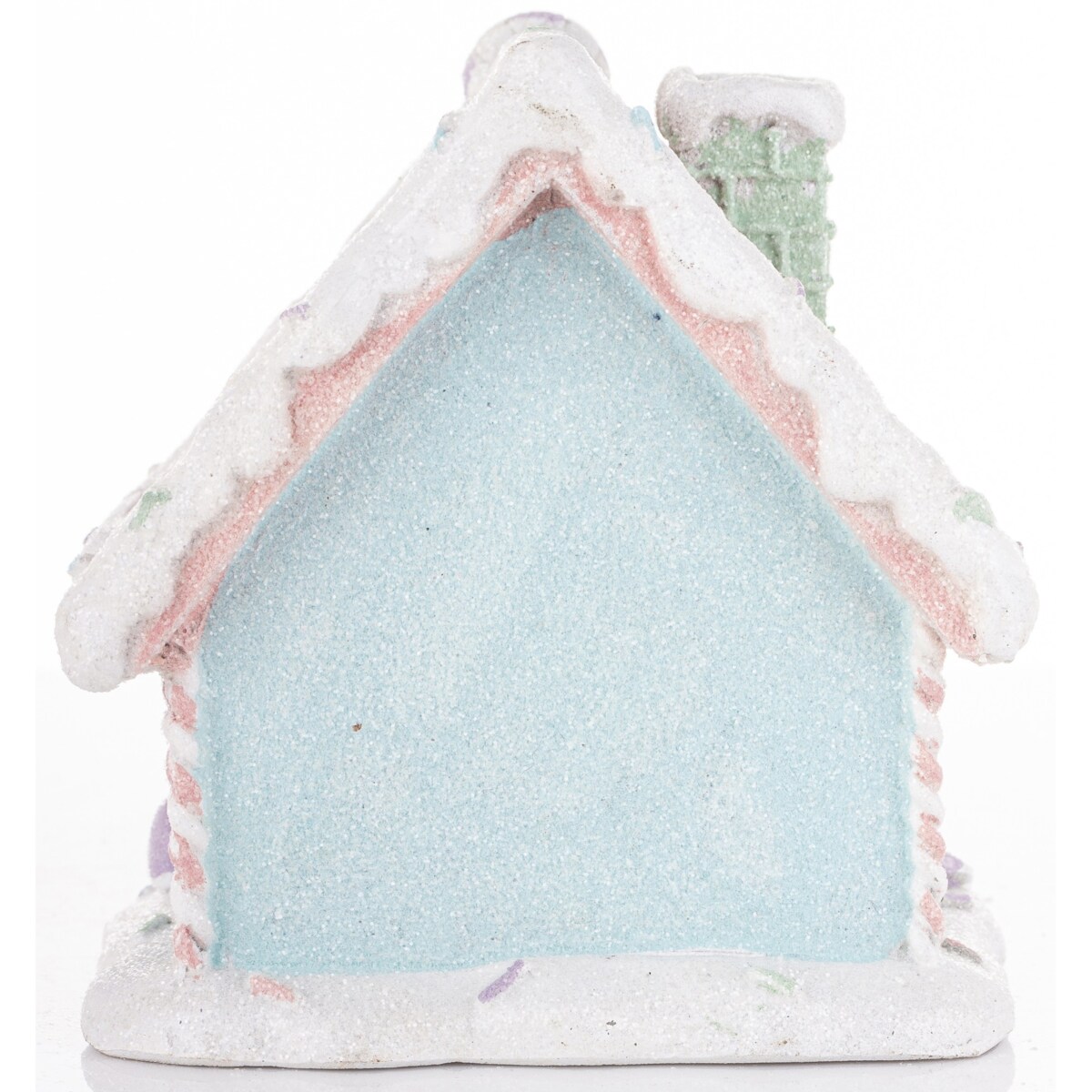 Domek ciasteczkowy LED 13x12x10,5 cm BISCOTTO niebieski mały