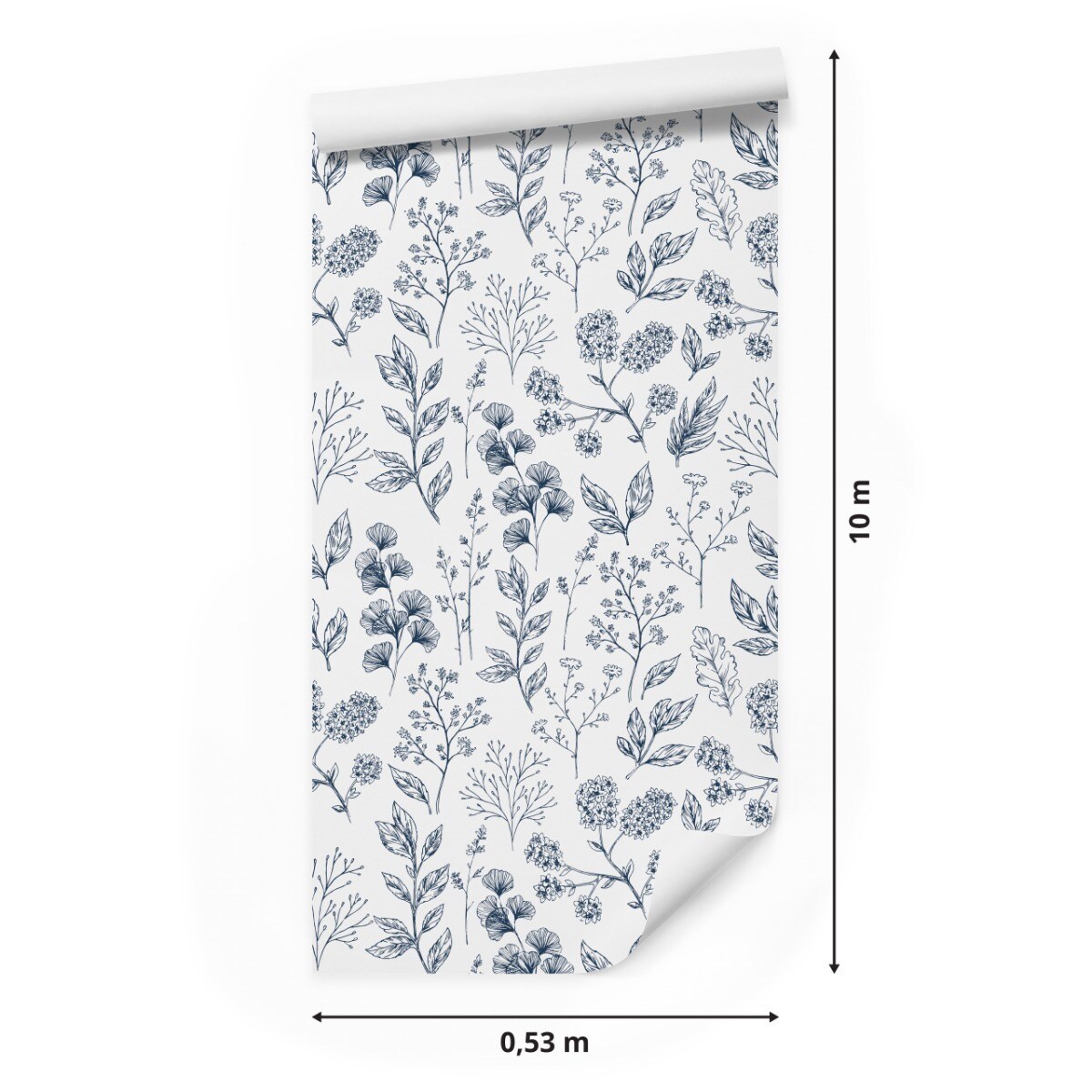 Tapeta Do Jadalni Rośliny KWIATY Gałązki